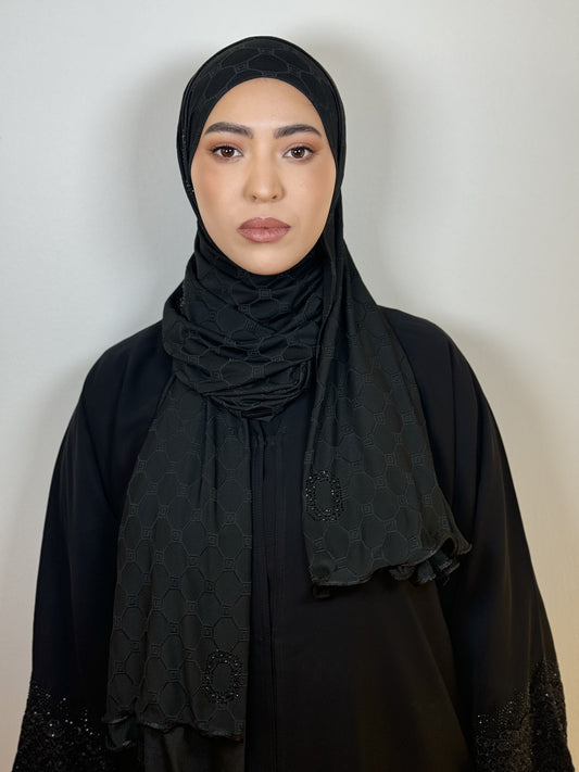 Jacquard black