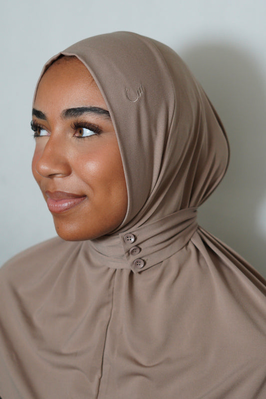 Cagoule premium taupe clair